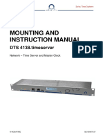 Mounting and Instruction Manual: DTS 4138.timeserver
