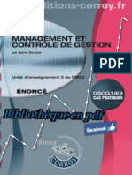 DSCG 3 management et contrôle de gestion ennoncés ed corroy 2012