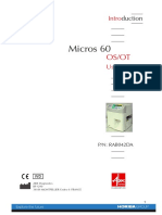 Horiba ABX Micros 60 OS-OT - User Manual