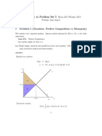 Answer Key Problem Set 2 - 2011