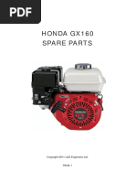 Honda GX160 Parts and Diagrams Guide | PDF | Piston | Vehicle Technology