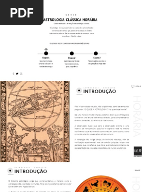 Astrologia Horária - Apostila 1 - Breefing Sobre História Da