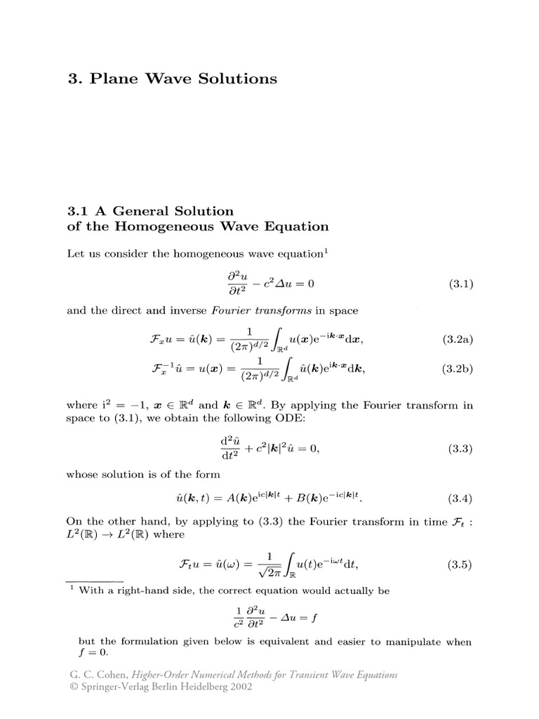 Cohen02 Chapter Planewavesolutions Waves Eigenvalues And Eigenvectors
