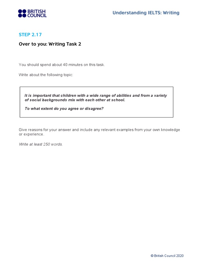IELTS Writing Task 2 Guide | PDF | Language Arts & Discipline