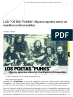 (2020 08 12) Los Poetas Punks. Algunos Apuntes Sobre Los Manifiestos Infrarrealistas (Barbas Poéticas)