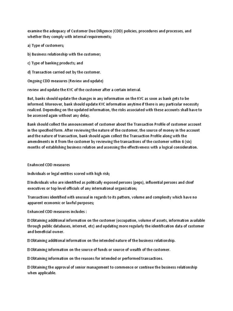 Aml Cdd Question Financial Services Economies