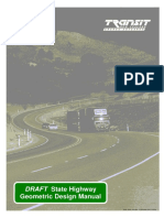 DRAFT State Highway: Geometric Design Manual