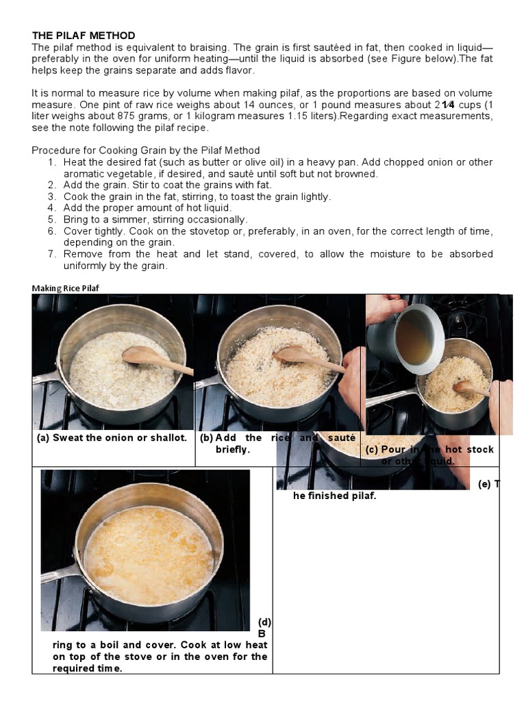 The Pilaf Method PDF