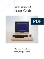 C64-Computer Monitor Papercraft