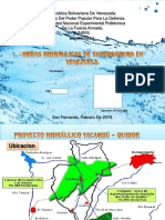 Obras Hidráulicas De Envergadura En Venezuela