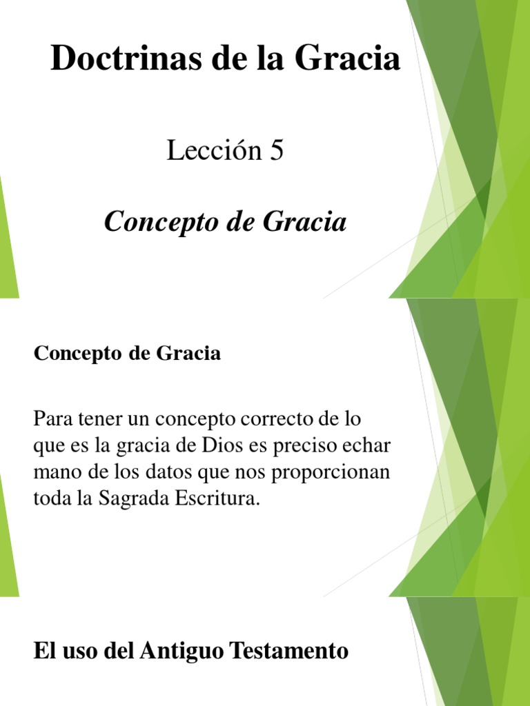 Doct. de La Gracia 5 | PDF | Gracia en el cristianismo | Cristo (título)