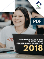 Informe Institucional Saber Pro