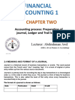 Financial Accounting 1: Chapter 2 Preparation of Journal, Ledger and Trail Balance