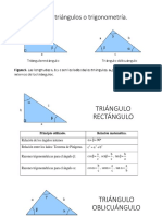 Resolución de Triángulos o Trigonometría