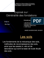 Exposé Sur Généralité Des Fondation