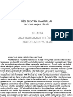 8.hafta Anahtarlamali Relüktans Motorlarin Yapilari: Özel Elektrik Makinalari Prof - Dr.Yaşar Birbir