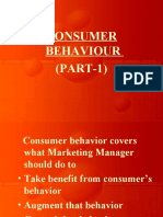 Consumer Behaviour (PART-1)