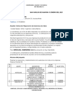 COTIZACION ACEITES MORICHAL - D