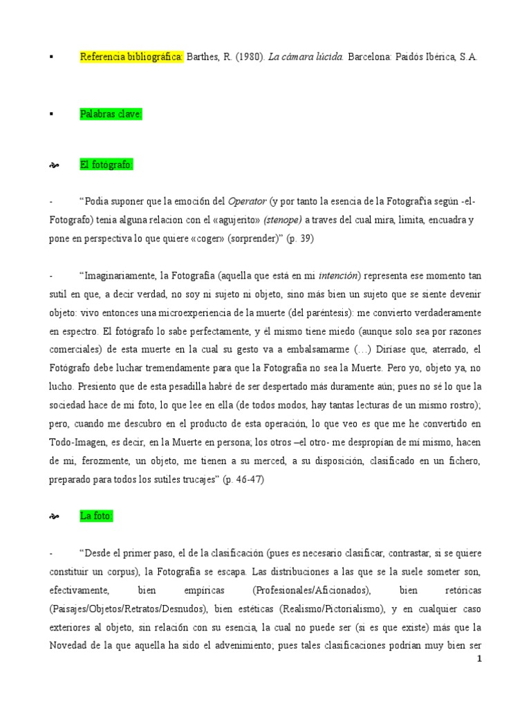 Ficha Barthes | PDF | Science | Ciencia y Tecnología