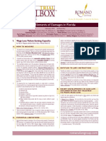 Elements of Damages in Florida: 1. Wage Loss/Future Earning Capacity