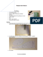 Tiebackhatinstructions Sew Pattern