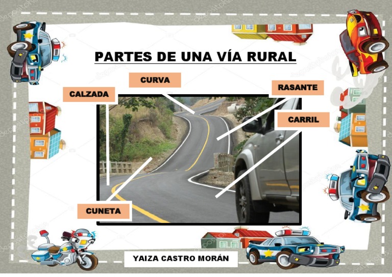 Partes Esenciales de una Vía Rural | PDF