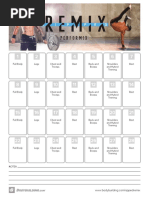 Ripped Remix Calendar