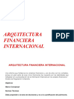 Arquitectura Financiera Internacional