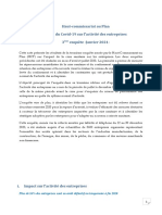 Effets Du Covid-19 Sur L'activité Des Entreprises 3ème Enquête - Janvier 2021 - (Version FR)