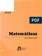 SPD Curriculum Framework Mathematics Spanish
