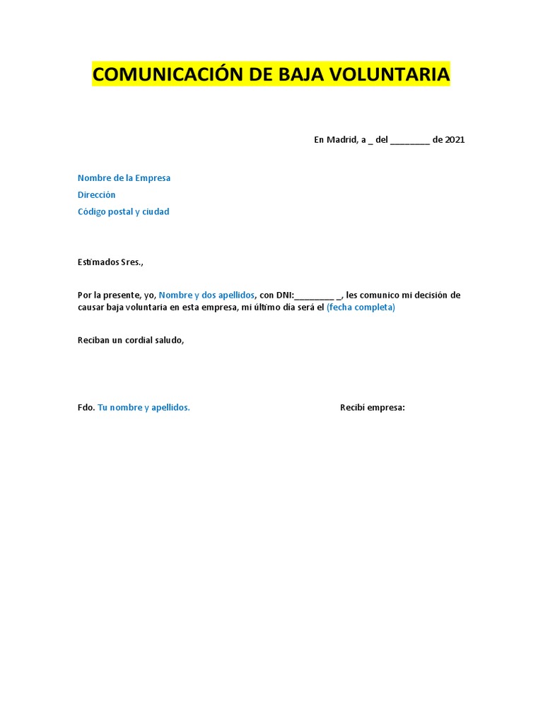 carta-de-baja-voluntaria-modelo-basico-pdf