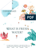 Fresh Water and Marine Conservation