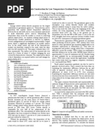 Thermoelectric Module Construction For Low Temperature Gradient Power Generation