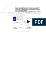 Figure 1 Sensor Signal Conditioning Circuit