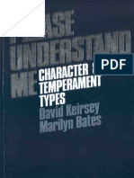 David Keirsey - Marilyn Bates Please Understand Me - Character and Temperament Types Prometheus Nemesi