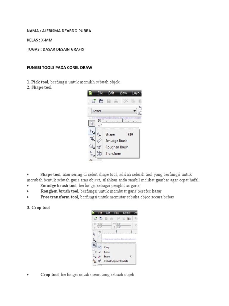 Fungsi Tools Corel Draw PDF