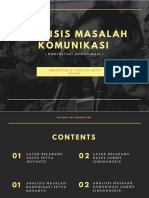 Analisis Masalah Komunikasi