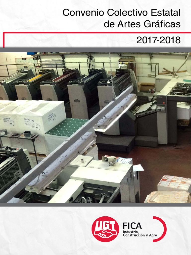 Convenio Artes Graficas PDF Comisión Europea Salario