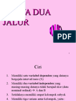 Pertemuan Ke-21 Anava 2 Jalur & Pola As