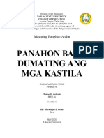 ANTONIO Ellaine M. PANAHON BAGO DUMATING ANG MGA KASTILA1