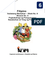 Filipino6 Q2 Mod8 PagbabahagiNgPangyayaring v3