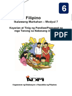 Filipino6 Q2 Mod7 KayarianAtTinigNgPandiwa v3
