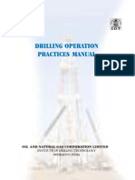 Ongc Drilling Operation Practices Manual