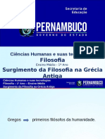 1o Ano_O Surgimento Da Filosofia Na Grécia