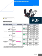 Built-In Amplifier Photoelectric Sensor (Medium Size) : Ordering Information