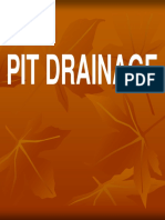 Pit Drainage