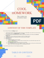 Cool Homework Presentation by Slidesgo