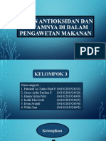 Kelompok 3 - Peran Antioksidan Dan Macamnya Di Dalam Pengawetan Makanan