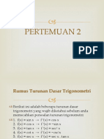 Turunan Trigonometri