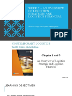 Week 2 - An Overview of Logistics Strategic and Logistics Financial